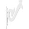 Ekena Millwork Florence Architectural Grade PVC Bracket, 5/8"W X 7 1/2"D X 13"H BKTP01X07X13FL - alternate 2